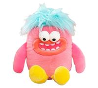 Crazy Hair Monster Plush Toy Three-Teeth Monster Plush Smiley Monster Toy Stuffed Doll for Lovers and Boys Girls Birthday Gifts A01