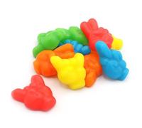Crazy Hands Bag Fruit Flavoured Jelly Sweets - Bold-coloured, hand-shaped sweet treats (500g)