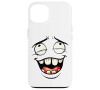 Crazy Happy Feelings Face Disguise Funny Costume Case for iPhone 13
