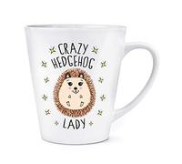 Crazy Hedgehog Lady 12oz Latte Mug Cup