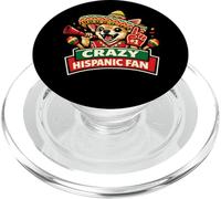 Crazy Hispanic Fan Sport Funny Chihuahua Dog Owner Lover PopSockets PopGrip for MagSafe