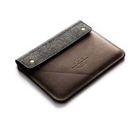 Crazy Horse Craft, Leather Case for iPad Air 10.9, Wood Brown, 10.2 Inch Tablet Sleeve, Screen Protector, Pencil Pocket, Vintage Bag, Cover