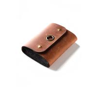Crazy Horse Craft, Leather Travel Bag, Cable Organiser, Classic Brown, Small Pouch for Laptop Mouse, Phone Charger, Electronic Accessories, Holiday Essentials, Cord Case, Cosmetics, Makeup Kit Holder