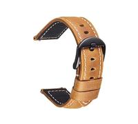 Crazy horse Italian Vintage Calf Genuine Leather Replacement Watch Strap Quick Release 20mm 22mm 24mm Watch Band (20mm, Tan)