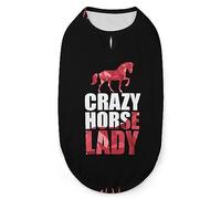 Crazy Horse Lady Pets Shirt Vest Cute Dog Tank Top Soft Sleeveless T-Shirt for Puppy Kitty Cats 2XL