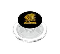 Crazy Horse Native American Heritage Spirit graphic PopSockets PopGrip for MagSafe