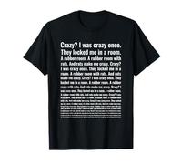 Crazy? I Was Crazy Once. Funny Trending Meme T-Shirt