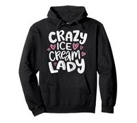 Crazy Ice Cream Lady Sorbet Yogurt Pullover Hoodie