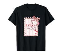 Crazy in Love Stamp with a Ribbon Valentines Day T-Shirt