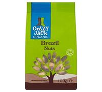 Crazy Jack Organic Brazil Nuts 100g - Pack of 2