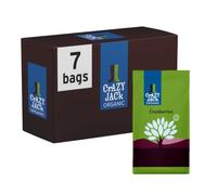 Crazy Jack Organic Dried Cranberries, apple juice infused, 100g (Pack of 7)