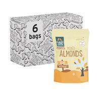 Crazy Jack Organic Mixed Almonds, Natural & Healthy Snack, 175g (Pack of 6)