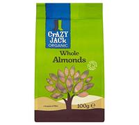Crazy Jack Organic Whole Almonds (100g) - Pack of 2
