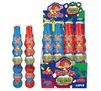 Crazy Jo Sour Spray and Fizzy Powder, 12 Pack - Blue Raspberry and Sour Strawberry