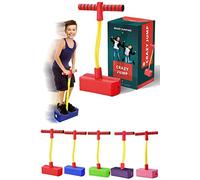 Crazy Jump Foam Pogo Jumper pogo Stick for Kids Bungee Toys for 3-12 Boys Girls Indoor Outdoors Red "
