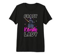 Crazy Kendo Lady - Kendo Premium T-Shirt