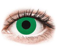 CRAZY LENS - Emerald Green - power (2 daily coloured lenses) Stärke: -5.00, BC: 8.60, DIA: 14.20 -5.00 8.60 14.20