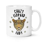 Crazy Leopard Lady 10oz Mug Cup