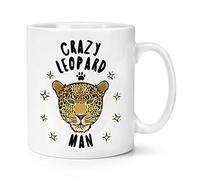 Crazy Leopard Man 10oz Mug Cup
