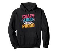Crazy Loud Competitive Mom Always Stands Pullover Hoodie