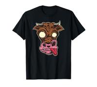 Crazy Mad Cow, Cool Horror, Joke, Sarcastic Funny Animal T-Shirt