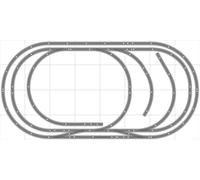 Crazy Model Trains Train Layout #009 Train Set HO Scale 4' X 8' Wire Switches Using Bachmann E-Z Track