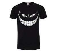 Crazy Monster Grin Mens Black T-Shirt
