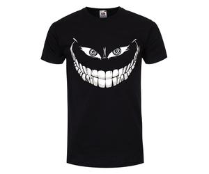 Crazy Monster Grin Mens Black T-Shirt