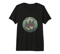 Crazy Morel Hunting Lady - Fun Mushroom Hunter Premium T-Shirt