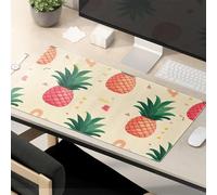 Crazy Mouse Pad Pineapple Pattern: Tropical Vibes Mouse Pad Mouse Mat Gaming Mousepad