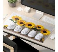 Crazy Mouse Pad Sunflower Jars With Inspirational Quotes Mouse Pad Mouse Mat Gaming Mousepad