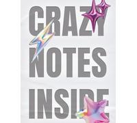 "CRAZY NOTES INSIDE" Notebook | Large Lined Journal with Pop Design & 3D Figures for Cool, Unleashed Ideas: 200-Page 8.5x11 in Lined Notebook for ... | Unleash Your Imagination! | ESTA CABRON