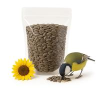 Crazy Nuts | USA Grown Raw Sunflower Seeds in Shell, 1lb | Unsalted Sunflower Seeds for Birds and for Eating