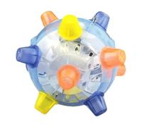 Crazy Pet Ball - Motion Activated Self Moving Toy, 12x12cm Vibrating Flash Sound Canine Entertainment, Funny Auto Bounce Giggle Toy | Engaging Motorized Shaking Game For Small Medium Large Dogs Play