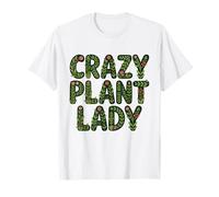 Crazy Plant Lady Botanical Floral Greenery Aesthetic T-Shirt