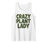 Crazy Plant Lady Botanical Floral Greenery Aesthetic Tank Top