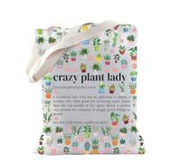 Crazy Plant Lady Gift Plant Lovers Gift Plant Mom Tote Bag Garden Gardener Gift Houseplant Gift for Gardening Lovers (Plant Lady)