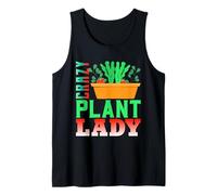 Crazy Plant Lady I Funny Gardening & Houseplant Lover Design Tank Top