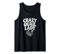 Crazy Quail Lady for Bird Lovers and Quail Enthusiasts Tank Top