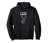 Crazy Rabbit Lady Pet Lover Pullover Hoodie