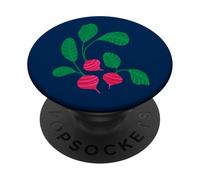 CRAZY RADISHES Fun Healthy Organic Vegetables Pink Red Green PopSockets Adhesive PopGrip