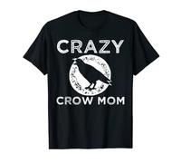 Crazy Raven Mother Crow Raven Mama Ornithologin Raven T-Shirt