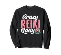 Crazy Reiki Lady Spiritual Energy Healer Lotus Sweatshirt