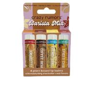 Barista Mix - 4 pack (Amaretto, Coffee Bean, French Vanilla, Spiced Chai) Crazy Rumors Clear One Size