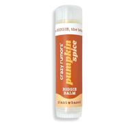Crazy Rumors Biggie Pumpkin Spice Flavored All Natural, Plant Based Lip Balm to Moisturize and Nourish your Lips - (4x Larger than standard lip balm tube!) Halloween limited edition, seasonal gift