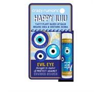 Crazy Rumors Happy Juju All Natural, Plant-Based Lip Balm with Organic Shea & Jojoba 1 Pack (Evil Eye)