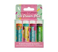Ice Cream Mix - 4 pack (Orange Creamsicle, Banana Split, Raspberry Sorbet, Mint Choc) Crazy Rumors Clear One Size