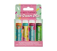 Ice Cream Mix - 4 pack (Orange Creamsicle, Banana Split, Raspberry Sorbet, Mint Choc) Crazy Rumors Clear One Size