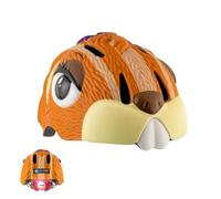 Crazy Safety Brown Chipmunk Childrens Bike Helmet | Cycle helmet for children aged 2-7 years for bikes, skateboards, balance bikes, scooters, skates Lightweight and adjustable animal helmet 49-55 cm