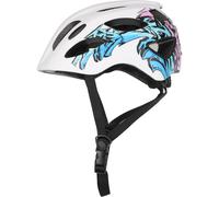Crazy Safety Cool Grafitti, bike helmet, junior, white/blue 54-58cm
